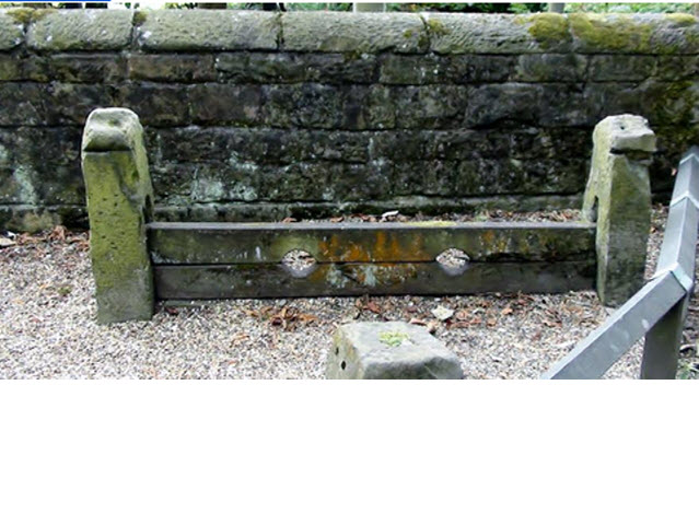 Stocks at Haigh Hall Entrance